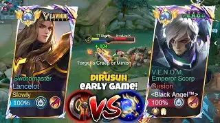 KETEMU RIVAL ABADI!😱 GLOBAL LANCELOT VS PRO GUSION! INTENSE MATCH! - Mobile Legends