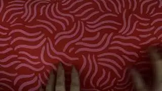 ASMR | Scratching a pink pillow 🎀 textured fabric sounds no talking