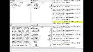 My structural HDL CPU running test scripts