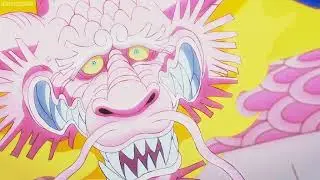 Luffy & Momonosuke vs Kaido in Dragon Form [ Episode 1050 English Sub] #anime #onepiece #trending