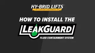 How to Install the LeakGuard&trade; Fluid Containment System on Pro Series Scissor Lifts