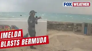 Tropical-Storm-Force Winds Blast Bermuda As Hurricane Imelda Pulls Away