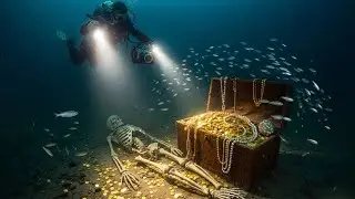Hidden Gold Discovered Next to an Ancient Skeleton &mdash; Divers Stunned!