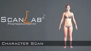 3D Scan of Classic Female Game Character - Emily
