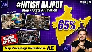 Map Animation in After Effects | Nitish Rajput Style Video Editing Breakdown