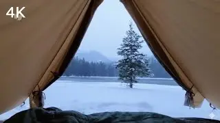 KAR YAĞIŞI KAMP &Ccedil;ADIR #Kamp #camping  #snow #relax #nature