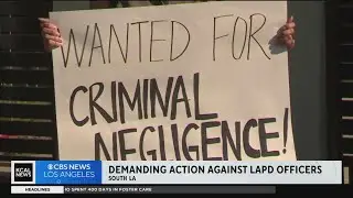 Residents displaced by LAPD fireworks explosion demand action