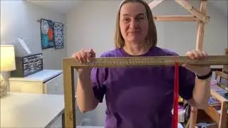 How to Make a Rug Loom from an Upcycled Art Frame