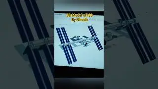 3D Model of the ISS (International Space Station)| Tinkercad #3dmodeling #3d #space #nasa #fusion360