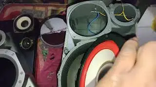 JVC GT80 Bocinas por dentro.