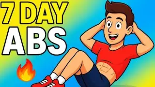 Animated 7 Day Abs Workout 🔥| Get Killer Six Pack in 1 Week