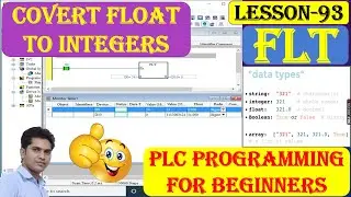How to Convert Integer to Float Value in PLC Programming | Advanced PLC Programming Full Course