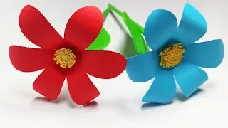 Как сделать очень красивый бумажный цветок