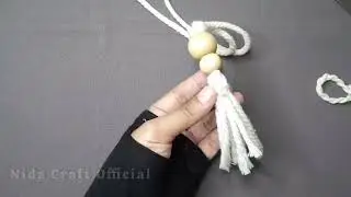 DIY Macrame Curtain Tie Back | Macrame Tutorial