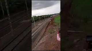 130 kmph on the new 3rd line of 25.09 km Manmad-Nandgaon section  #Maharashtra