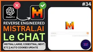 Mistral Le Chat-  GPT-4 Alternative || Auto-Cookies Update || Reverse-Engineered || Codestral