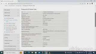 How to extract data from MCA website #trending #viral