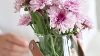Wall Hanging Glass Plant Flower Vase Bottle