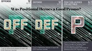 Was Positional Heroes a Good Promo in Madden 19 Ultimate Team?