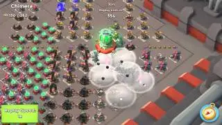 Boom Beach - Dead End Chimera Smokey Hooka attack Jon