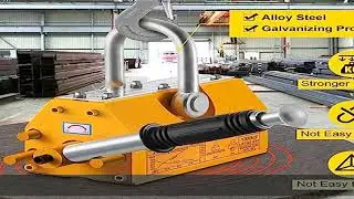 Mophorn Lifting Magnet with Release,2200 Lbs Pulling Force - Steel Magnetic Lifter,Neodymium - Perm