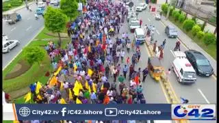 3 Clash between YDA and police at Jail road Lahore   YouTube