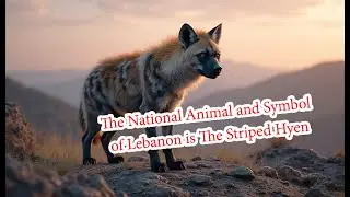 The National Animal and Symbol of Lebanon is The Striped Hyen