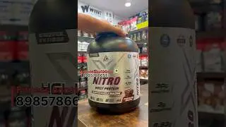 Nitro whey protein #whey #supplements  #shorts