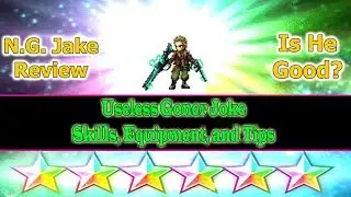 Обзор Final Fantasy Brave Exvius 6 звезд Безымянный стрелок Джейк, он же CG Джейк (#379)