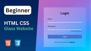 Build a Sleek Login Page for Your Website (HTML & CSS Crash Course!)