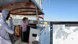 Boatlife Unfiltered: Gusty day on the bay! Perfect sailing weather!