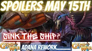 IRONHAWK NERF? Gems of War SPOILERS May 15th 2023 | ADANA REWORK all platforms NEW troops NEW weapon