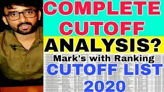 NEET 2020 EXPECTED CUTOFF AFTER RESULT, CUTOFF ANALYSIS, VERY IMPORTANT🔥🔥🔥🔥