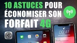 10 astuces pour économiser son forfait cellulaire 3G, 4G ou 5G sur iPhone / iPad