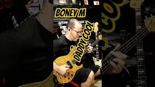 Daddy Cool - Boney M. 🎶🎸 Bass Cover #bass #music #flashback #groove #dance #musica #70s