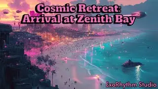 Cosmic Retreat: Arrival at Zenith Bay #vacation #cosmicsoundscapes