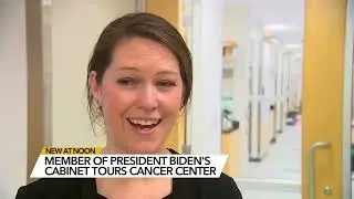 Member of President Biden's cabinet tours UNC cancer center