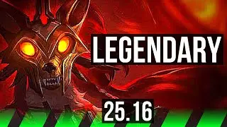 KINDRED vs NOCTURNE (JGL) | 11/1/6, 1900+ games, Legendary | NA Grandmaster | 25.16