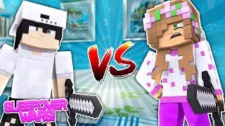 SLEEPOVER WARS | Minecraft Little Kelly and Raven