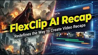 Introducing FlexClip AI Recap | Turn Any Video into a Cinematic Recap