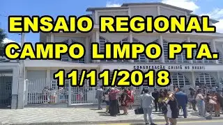 HINO 370 CCB HINÁRIO 5 / ENSAIO REGIONAL - CAMPO LIMPO PTA / DIA 11/11/2018 ( TUBA KING )
