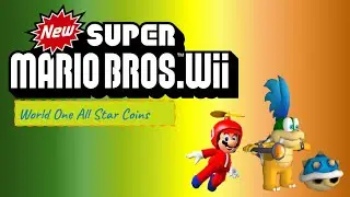 I play Mario bros. Wii. Yes. (World One 100%)