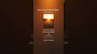 Get Your Getty Up 🎵 | Official Audio