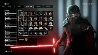 StarWars Battlefront II But With Movie Accurate Saber Sounds (In The Collection Menu)