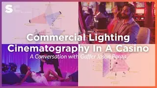 Commercial Lighting Cinematography In A Casino (with Gaffer Jason Penza) | SC Pictures