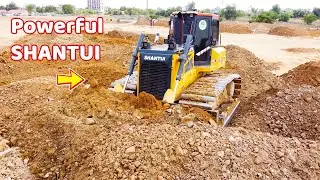 Most Powerful Shantui DH17-C3 Dozer Operation | Massive Earthmoving in Action