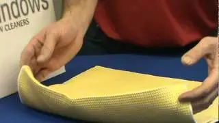 Brilliant Windows - Gold Waffle Style Micro Fiber Cloth