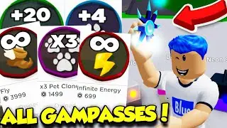 I Bought EVERY GAMEPASS In Blade Throwing Simulator AND BECAME SUPER OP! (Roblox)
