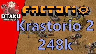 Nuclear Power, Utility and Production Tech Cards | Factorio 248K Krastorio 2 | Day 8