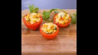 Sanos y deliciosos, &iexcl;tomates rellenos y horneados!